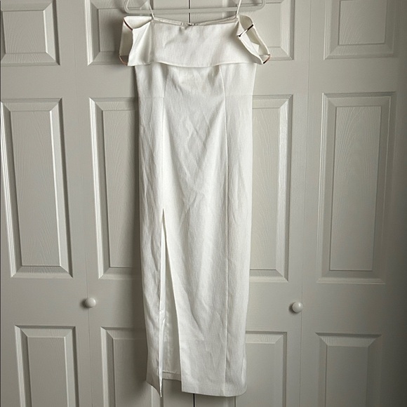 White Off-Shoulder Dress - Picture 1 of 6